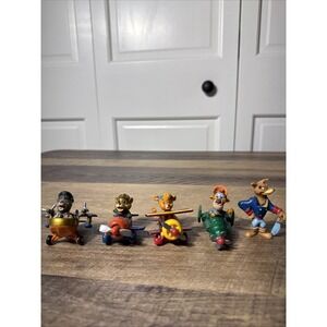 1990 Disney Tale Spin McDonald's Happy Meal Toys Complete Set + Don Karnage Fig.